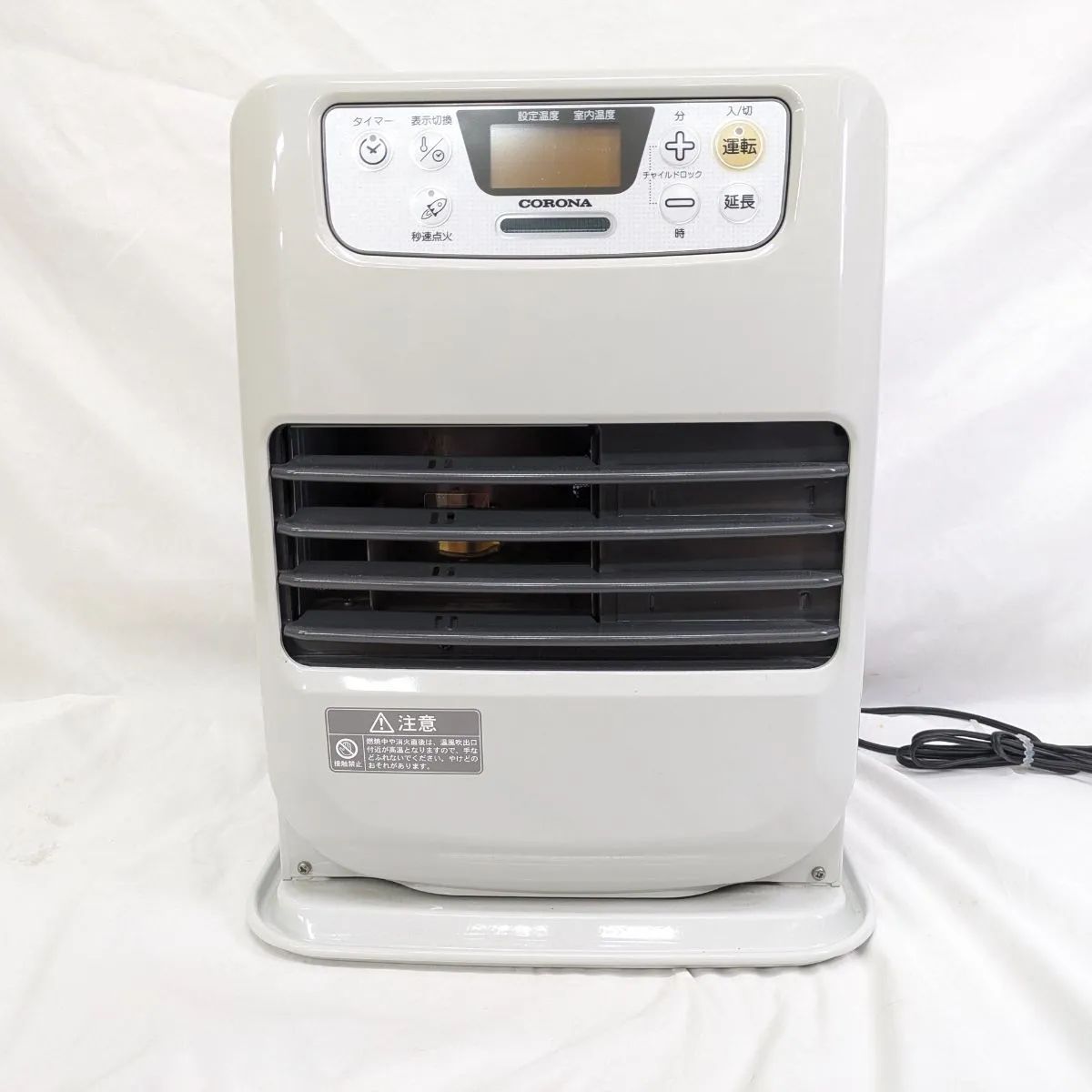美品 使用少　整備済　コロナ石油ファンヒーター　〜17畳 美品！コロナ CORONA 石油ファンヒーター 17年製 木造7畳まで