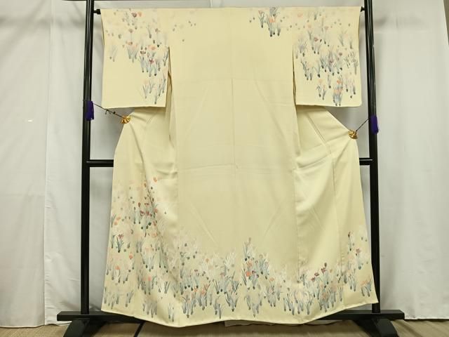 平和屋着物●訪問着　絞り　草花文　黒地　正絹　逸品　AABD0457fy 平和屋着物○訪問着 絞り 草花文 黒地 正絹 逸品 AABD0457fy 楽天市場