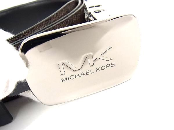 □新品□未使用□ MICHAEL KORS マイケルコース MK柄 PVC×レザー