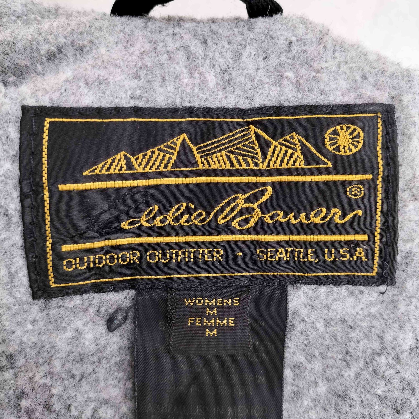 エディーバウアー Eddie Bauer 80S 黒タグ前期 ロゴパッチデザイン