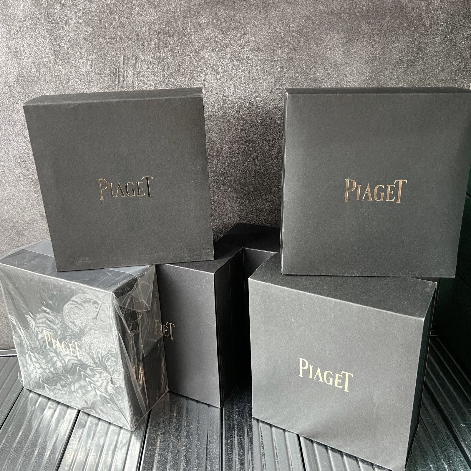 ピアジェ Piaget 空箱 時計ケース BOX 収納ケース 透明フィルター 6P
