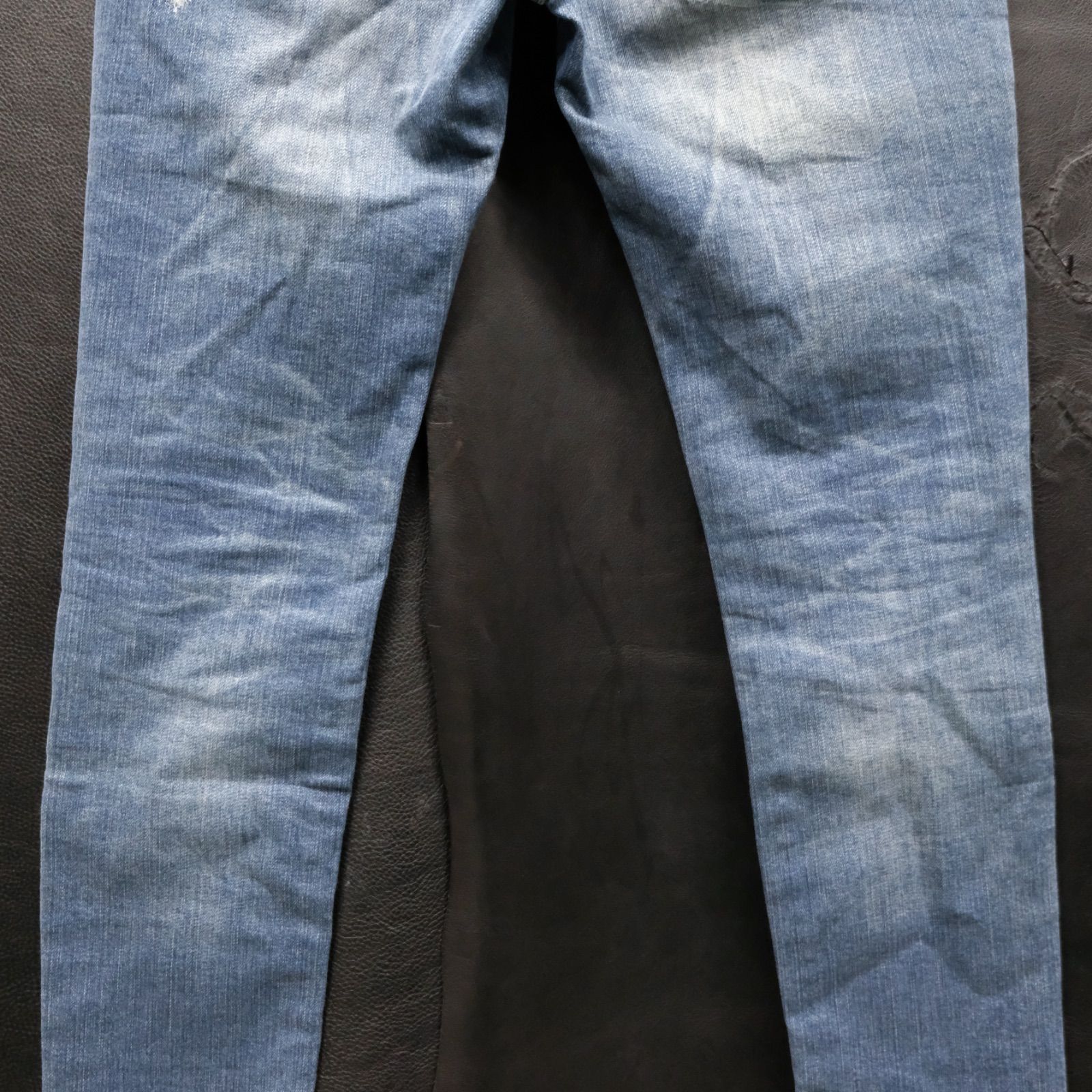 HYSTERIC GLAMOUR ストレッチ スタッズデニム クラッシュ
