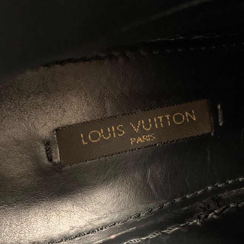 ルイヴィトン LOUIS VUITTON ブーツ ショートブーツ 靴 シューズ キャンバス スエード グリーン系 ブラック モノグラム ウェッジソール  ヒールスニーカー ブーティ - メルカリ