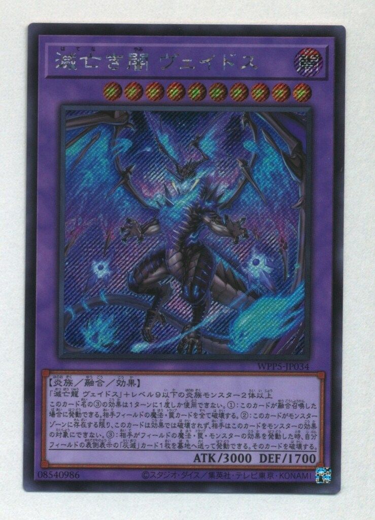 遊戯王　滅亡き闇　ヴェイドス 滅亡き闇ヴェイドス【シークレット】{WPP5-JP034}《融合》