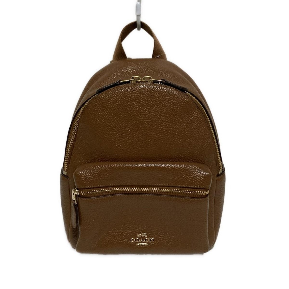 コーチ チャーリー ペブルドレザー ミニ リュックサック バックパック ブラウン COACH(コーチ) リュックサック ミニ チャーリー ペブルレザー