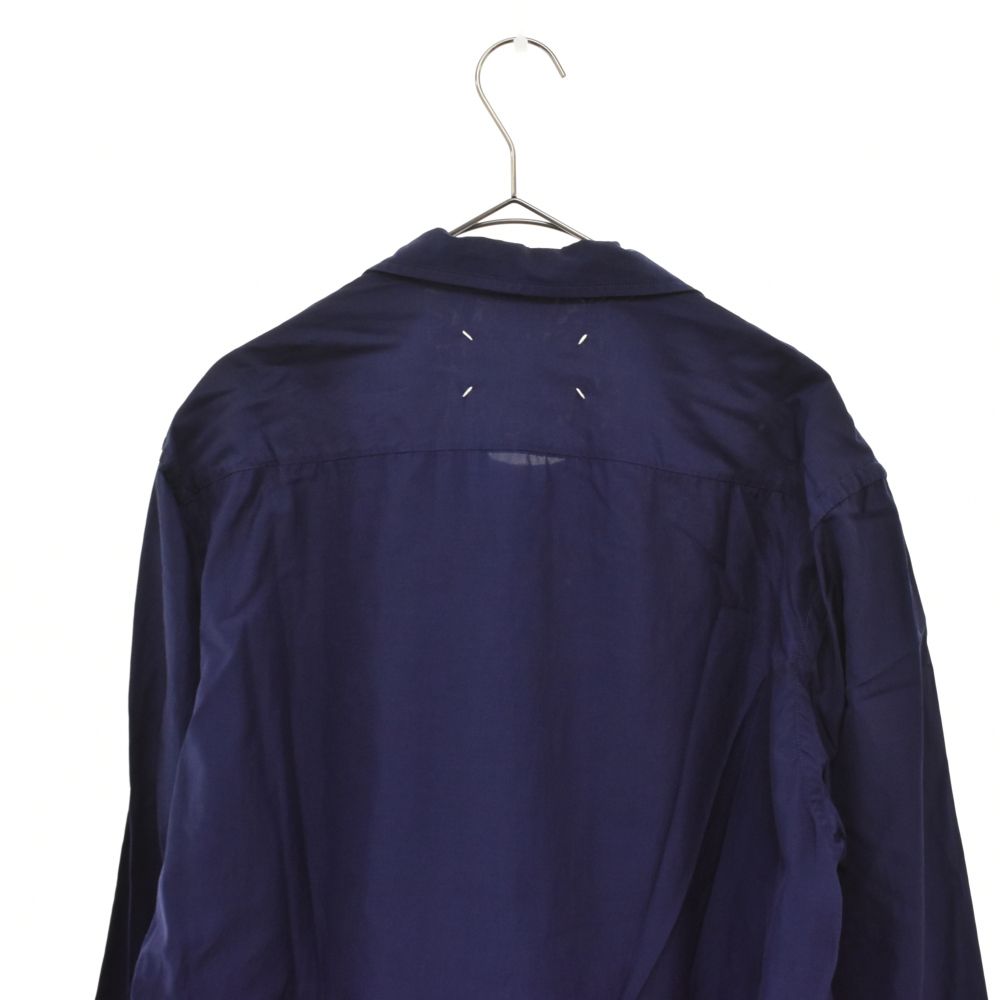 年末限定セール 【マルジェラ】Margiela 16AW ハーフジップ シャツ Maison Margiela 16AWフェイクレイヤードジップシャツ キュプラ