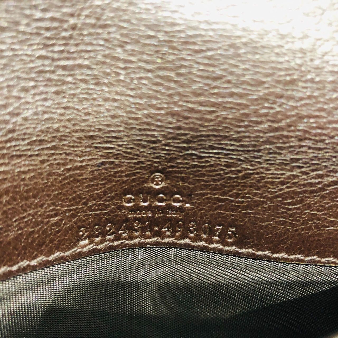 ☆グッチ GUCCI 長財布 232431 GGシマ インターロッキング ブラウン系