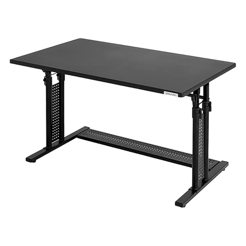 Bauhutte バウヒュッテ ゲーミングデスク 昇降式 PCデスク 幅 100 × 奥行 60 高さ 59~80 cm ブラック BHD-1000M 1