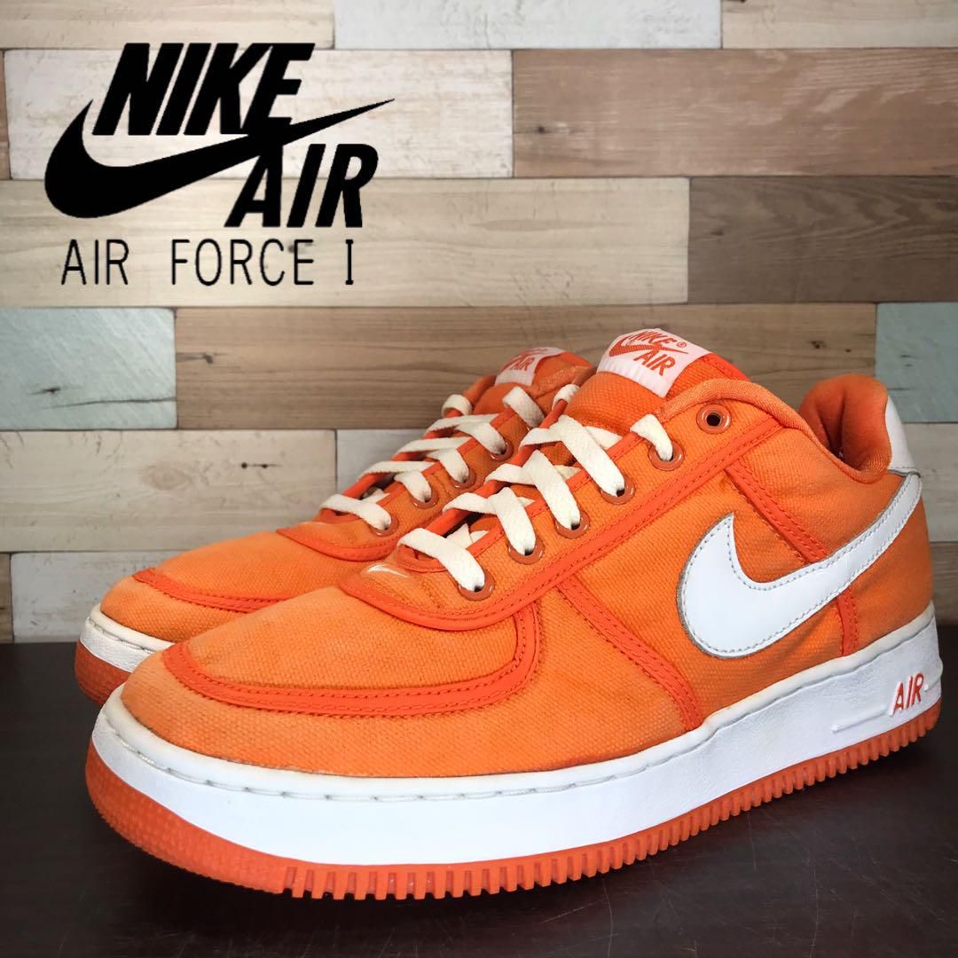 NIKE AIR FORCE 1 CANVAS ナイキ エア フォース 1 キャンバス オレンジ