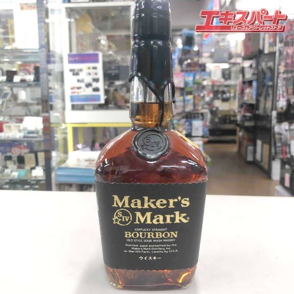 希少】メーカーズマーク ブラック黒ラベル750ml- メルカリ