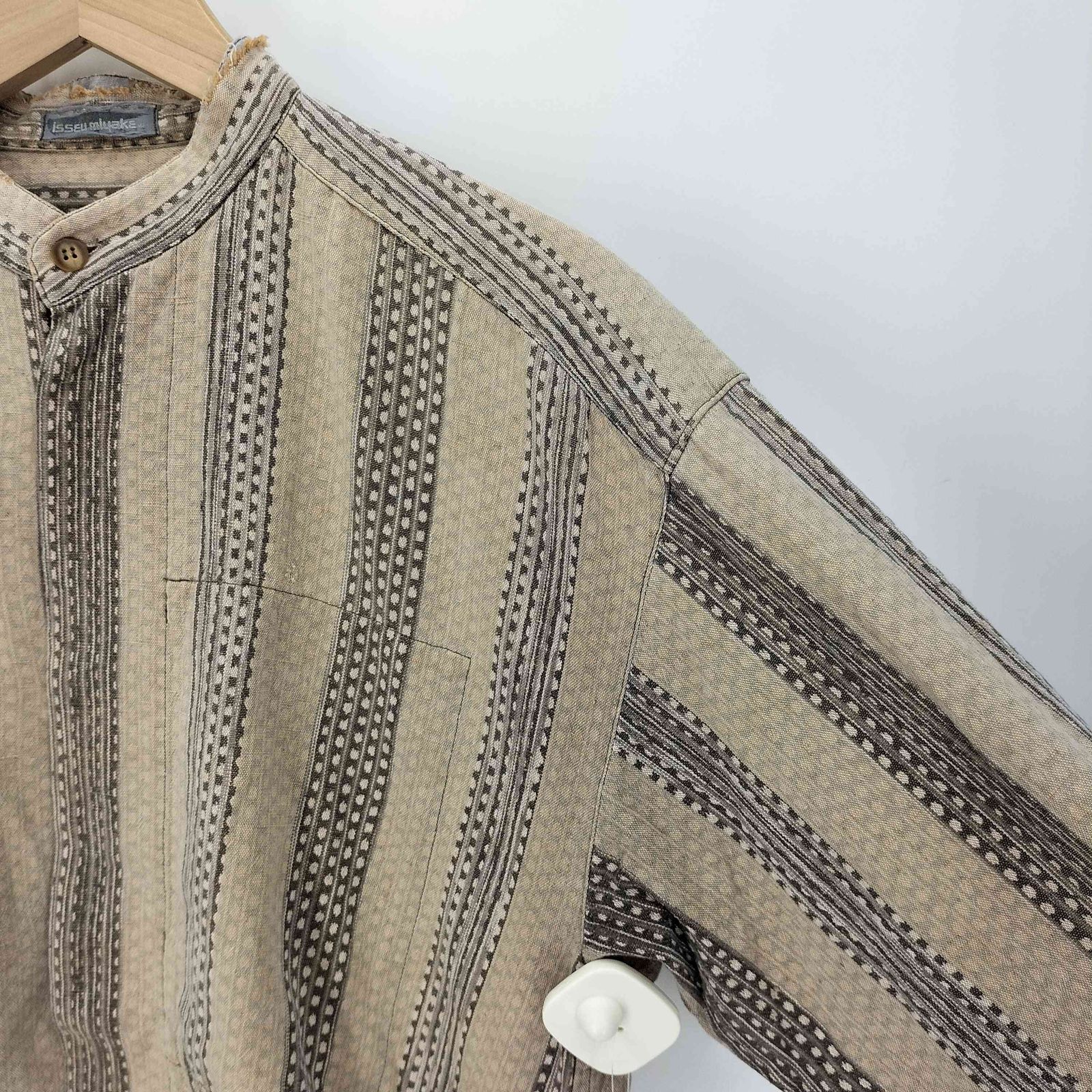 【スペシャル】ISSEY MIYAKE 80s 筆タグ 総柄 レーヨン シャツ スペシャル】ISSEY MIYAKE 80s 筆タグ 総柄 レーヨン シャツ
