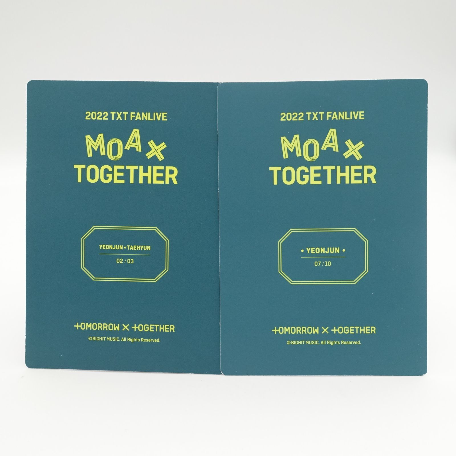 TXT MOA X TOGETHER ミニフォトセット（TXT TOMORROW X TOGETHER