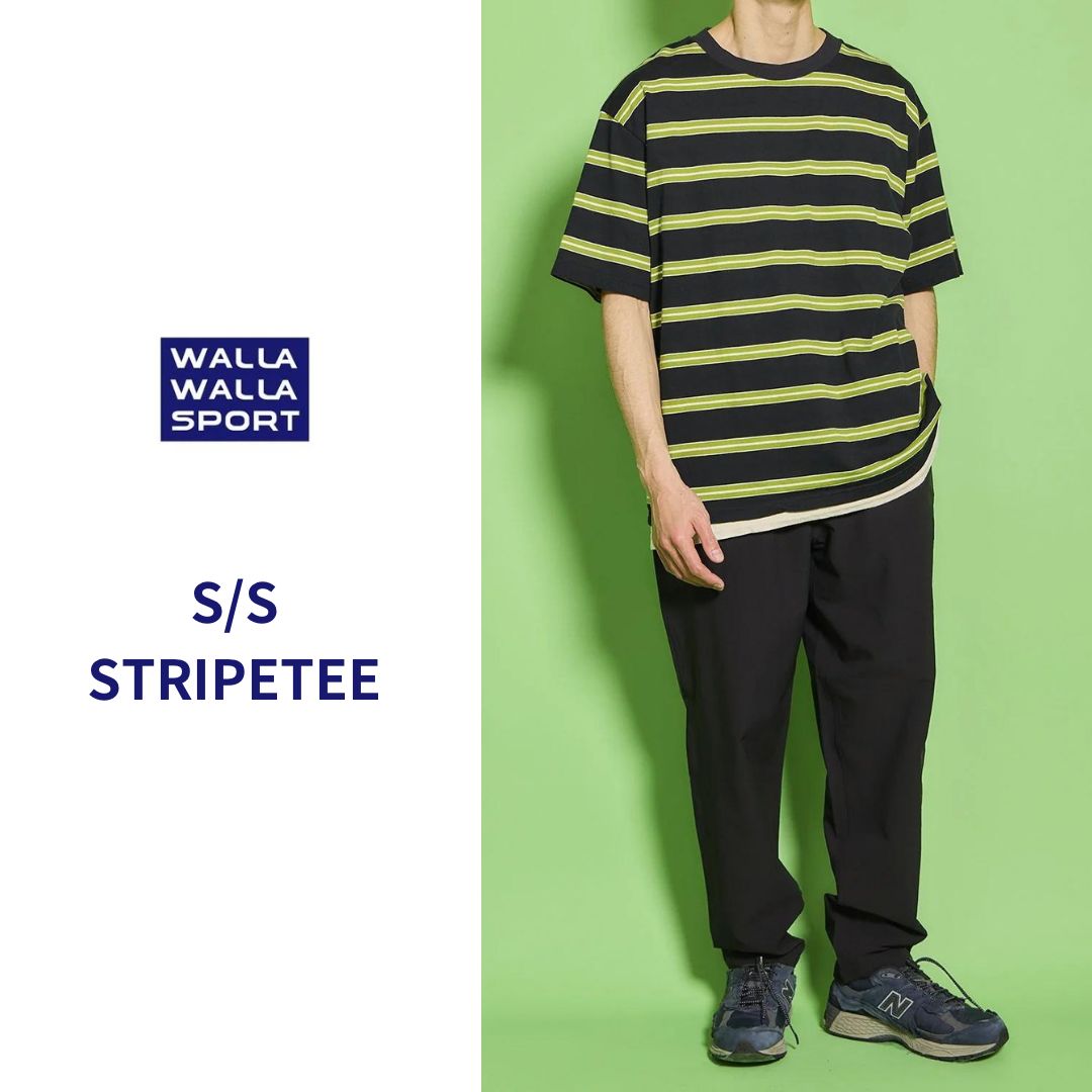 WALLA WALLA SPORT【ワラワラスポーツ】 -S/S STRIPE TEE / ショートスリーブ ストライプティー - メルカリ