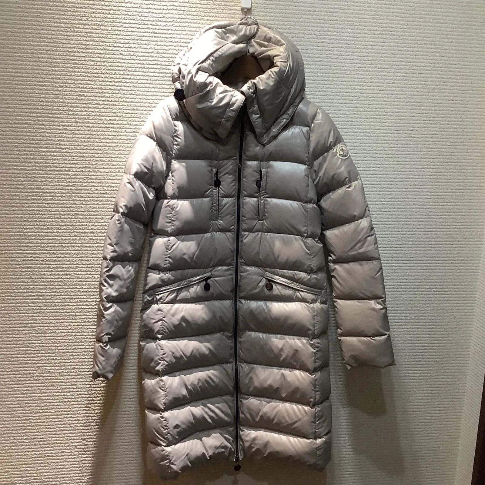 モンクレール MONCLER ロング ダウンコート グレー PASSY 00 