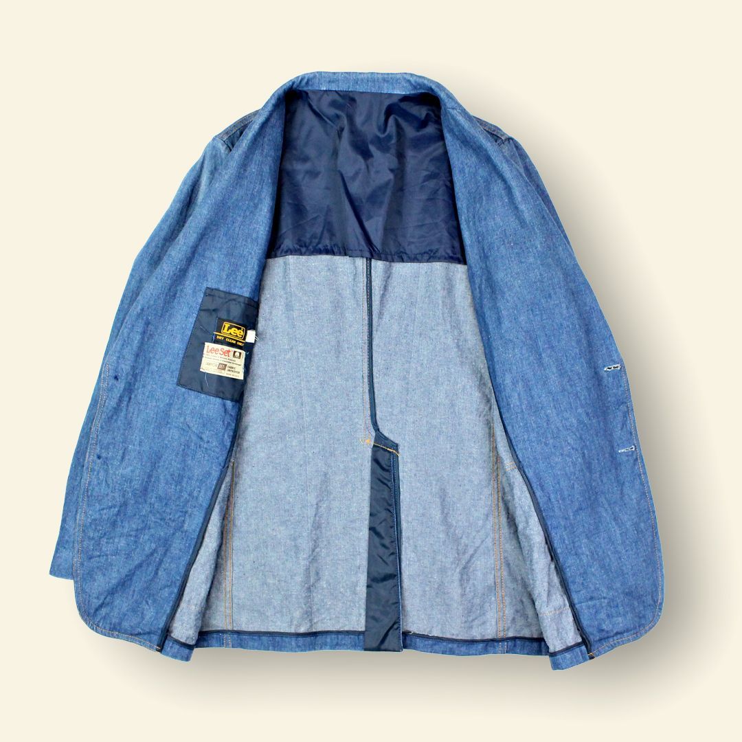 70年代 USA製 Lee Set デニム テーラードジャケット デニム