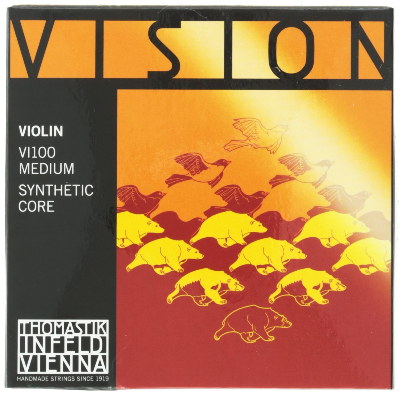 【迅速発送】Vision ヴィジョン 4/4バイオリン弦セット