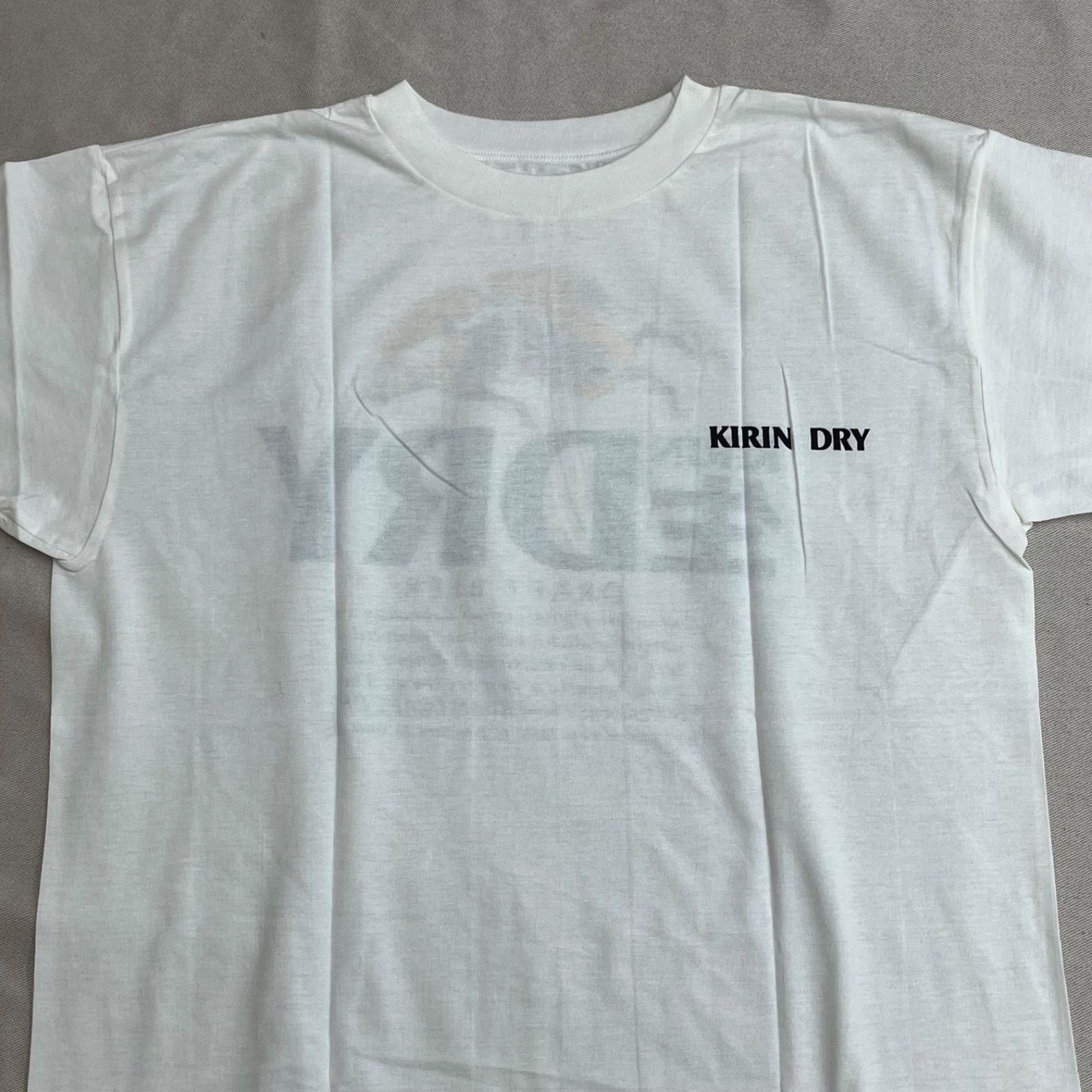 未使用】【レア】キリン 生 ビール ドライ Tシャツ ノベルティ 非売品