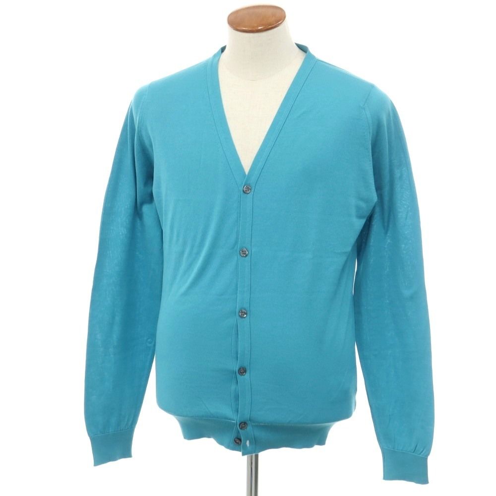 JOHN SMEDLEY ブルー カーディガン Mサイズ JOHN SMEDLEY ブルー カーディガン Mサイズ ジョンスメドレー