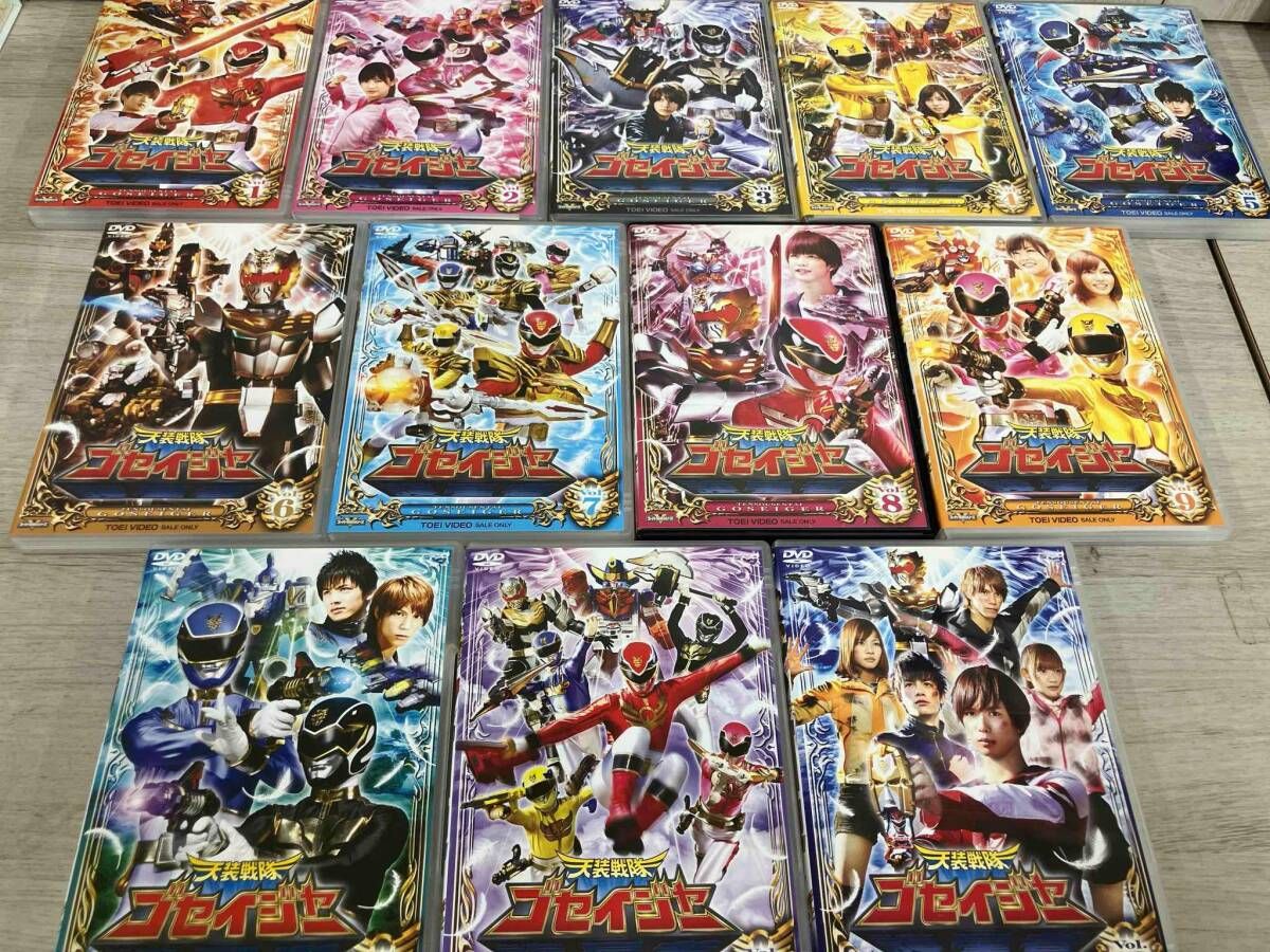 DVD 【※※※】[全12巻セット]天装戦隊ゴセイジャｰ スｰパｰ戦隊シリｰズ VOL.