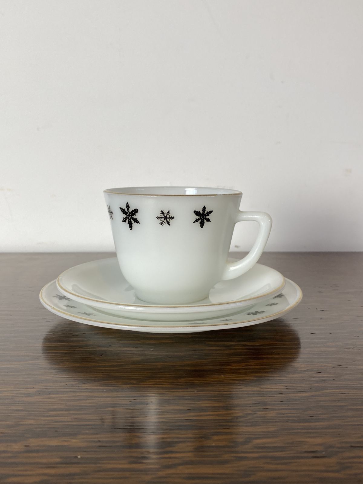 イギリス製 JAJ PYREX オールドパイレックス カップ&ソーサー