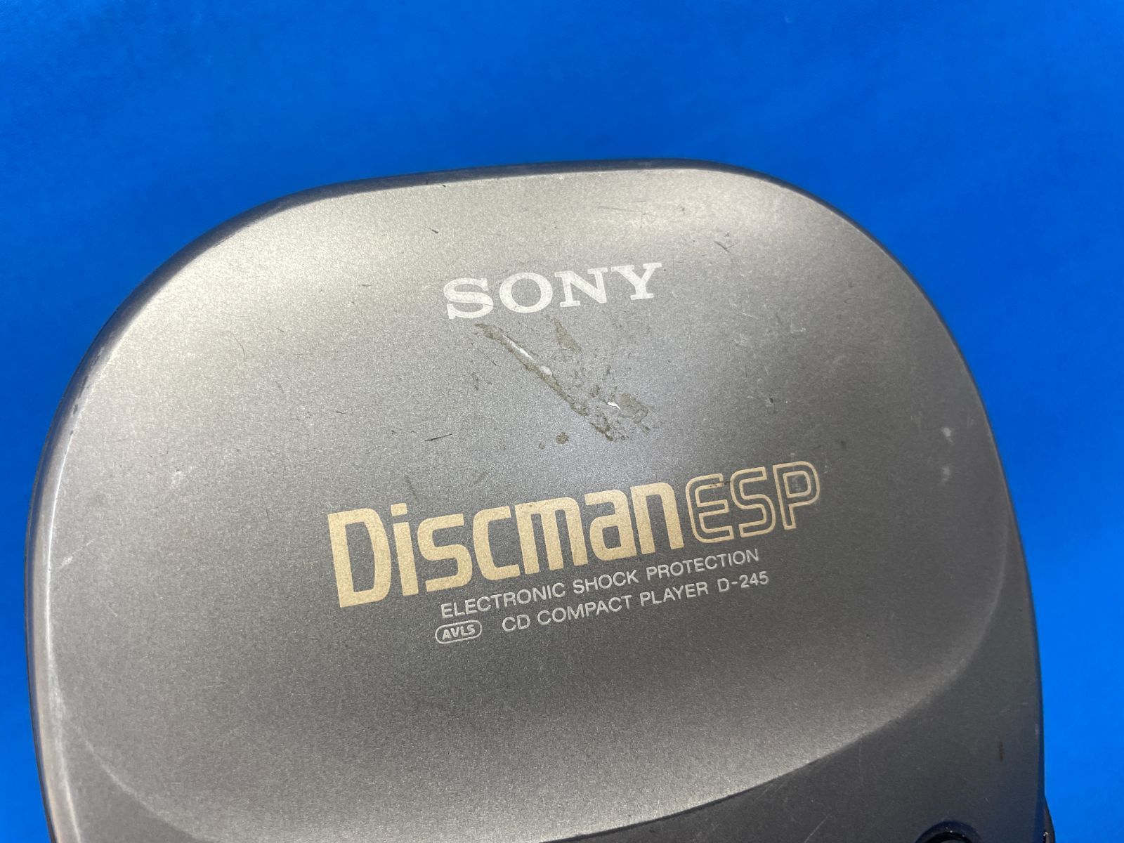 ジャンク品】SONY ポータブル CDプレーヤー Discman D-245 本体
