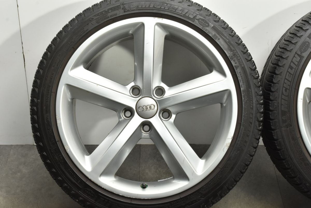 アウディー純正品ホイル18インチ アウディ純正ホイール】18インチ8J - メルカリ