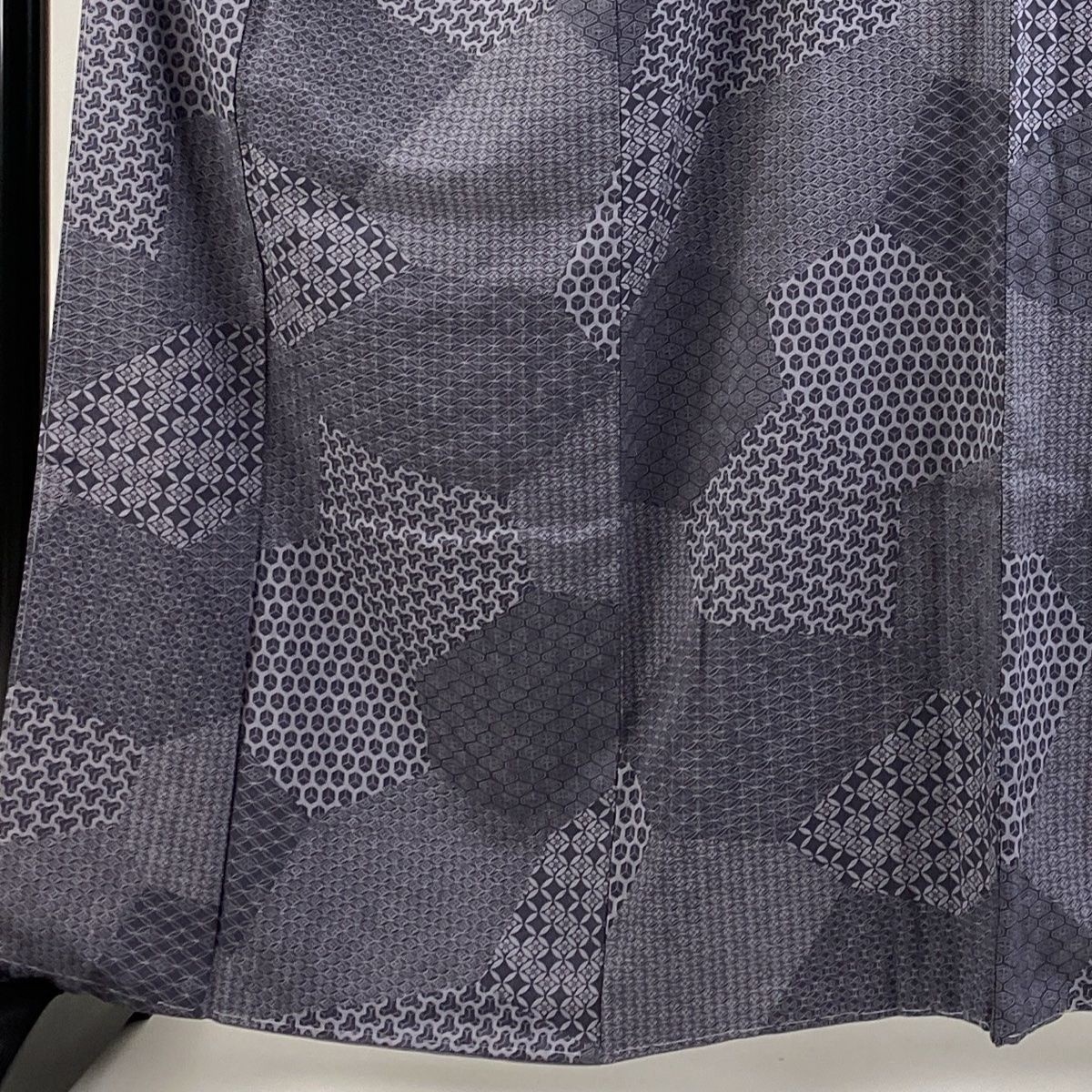 正絹 作家物 小紋(未使用品)【やまと】身丈168cm 小紋 身丈163.5cm 裄丈65cm M 袷 名古屋帯セット やまと 源氏香