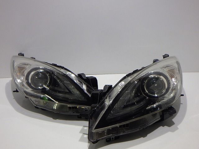 アクセラ ヘッドライト左右 HID BL 前期 100-41396 R コーティング 比較的 250910066
