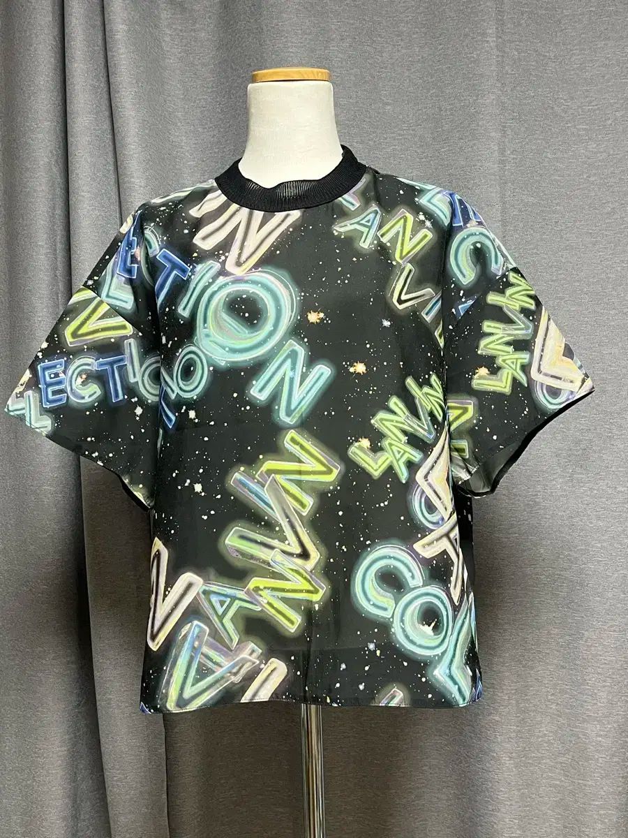 2021 年 LANVIN コレクション 半袖 Tシャツ 総丈 59 サイズ 66