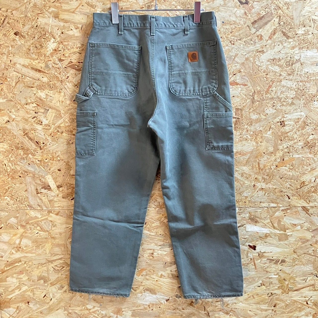 Carhartt ダックペインターパンツ カーキ オリーブ 革タグ W33