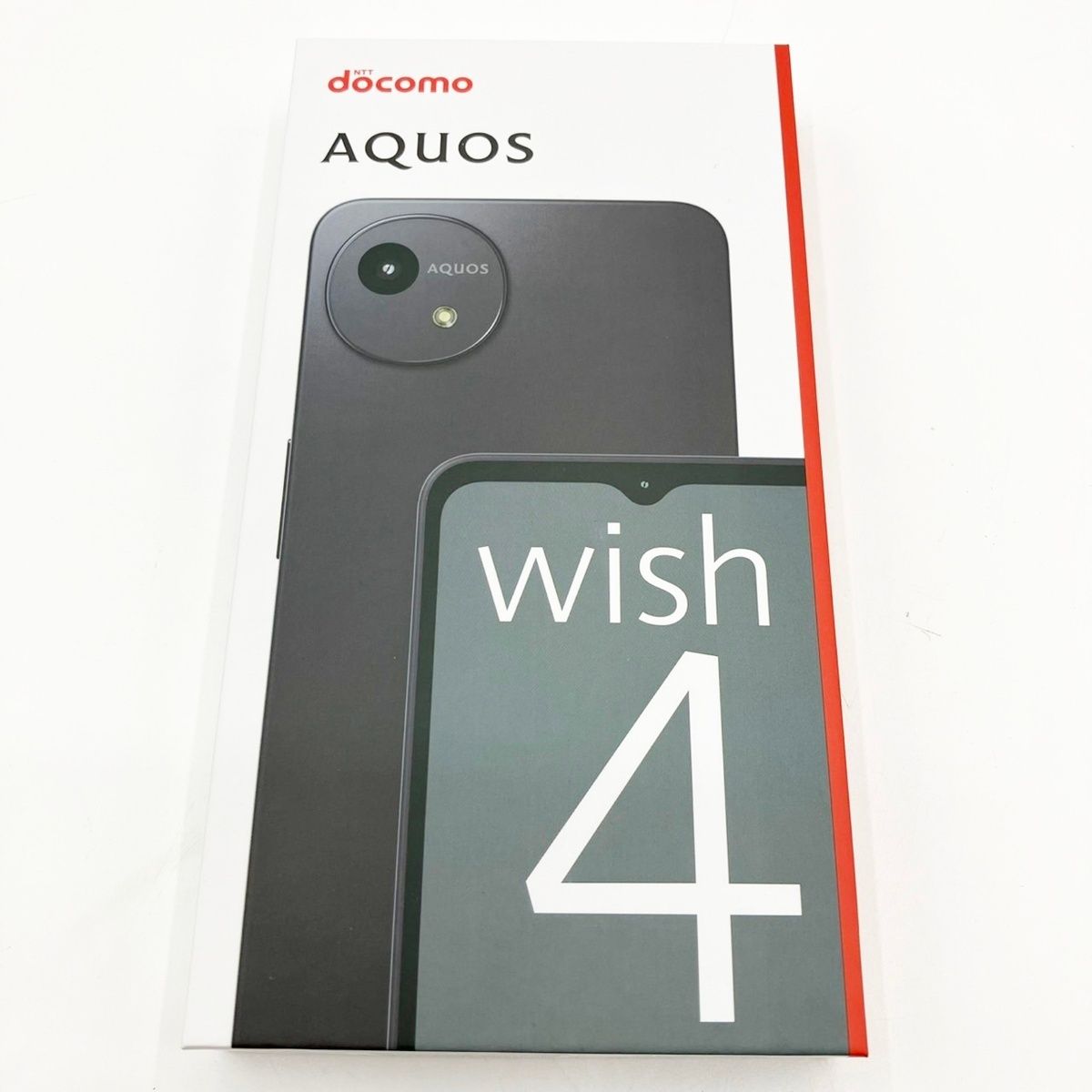 未使用未開封 SHARP AQUOS WISH4 SH-52E 64GB docomo ブラック スマホ 