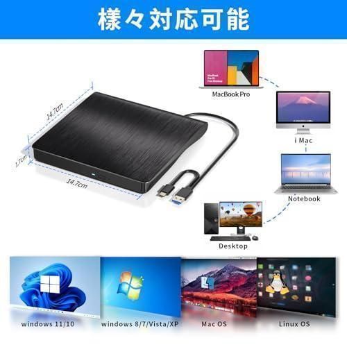 ブルーレイプレイヤー　録画不可　未使用 新品・未使用】 ブルーレイドライブ外付け USB3.0 BDプレイヤー