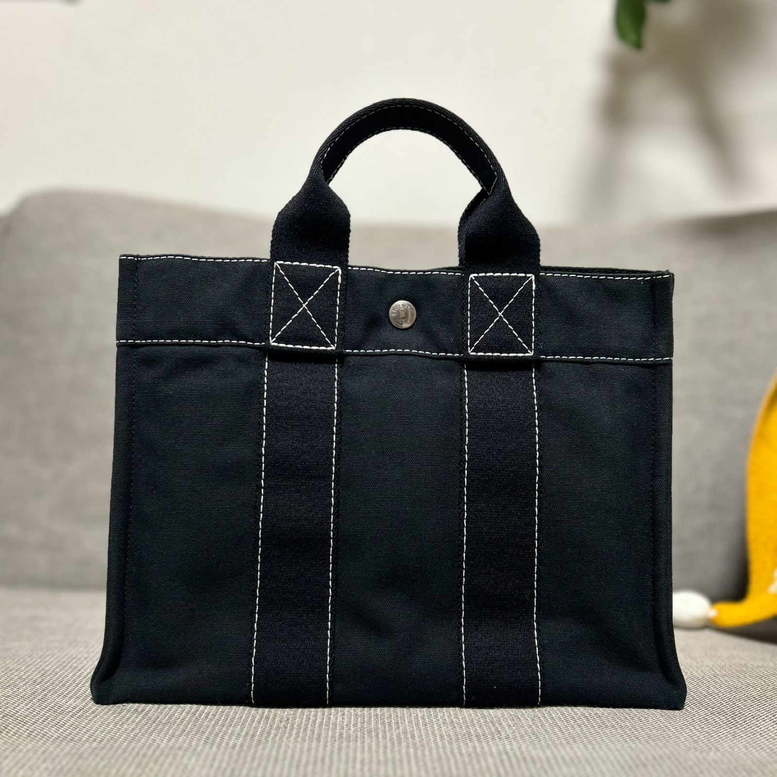 美品✦定番人気色✦HERMES エルメス フールトゥ PM BLACK 黒 トート