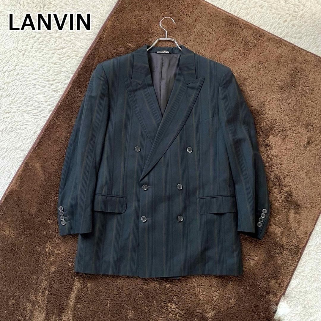 人気，低価】 LANVIN ランバン メンズ ダブル ダブルブレスト