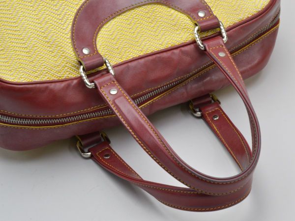 ジャックルコー JACQUES LE CORRE リスボン ボストンバッグ イエロー