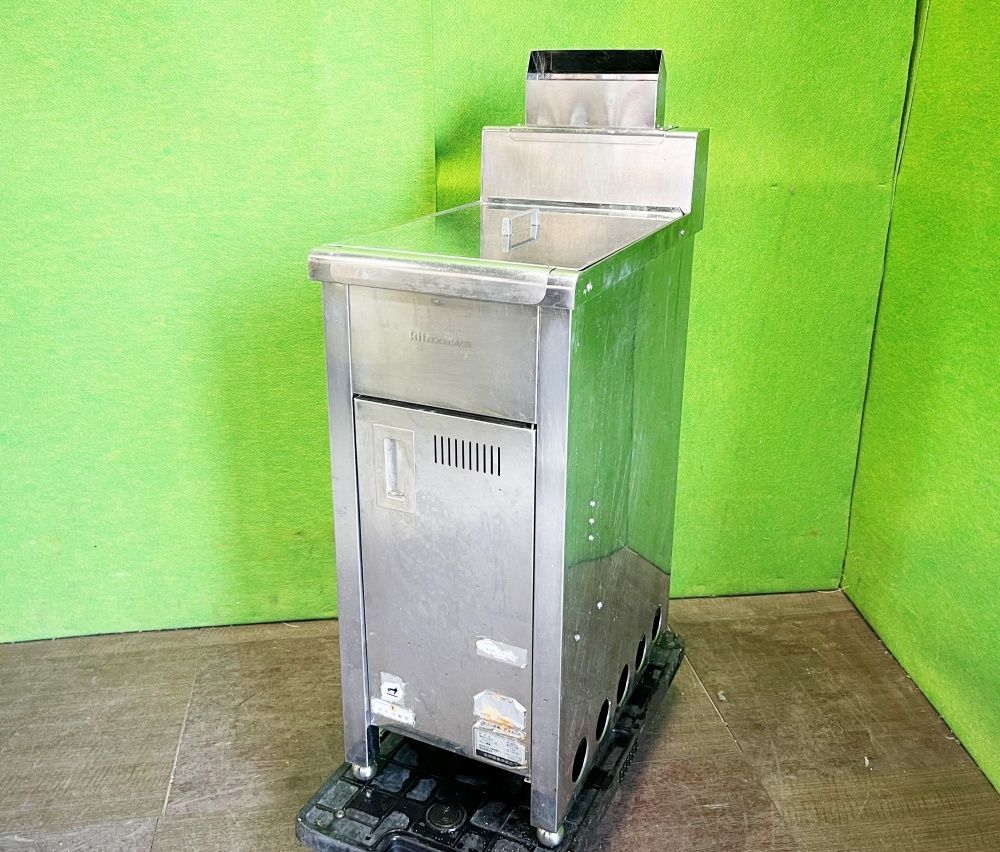 北沢産業 F-35-D ガスフライヤー 都市ガス13A 油カン セット 近日まで使用してました C-1544