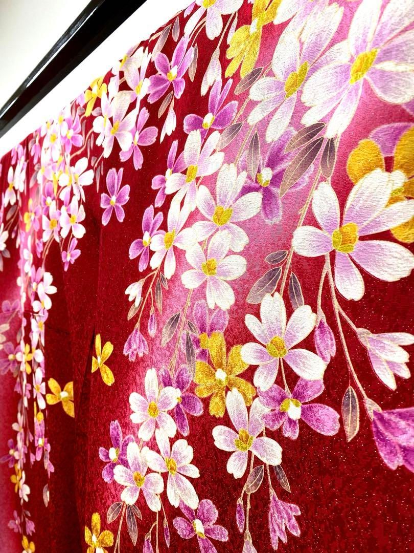 振袖 豪華 金駒 銀通し 刺繍 身丈 163cm 撥水加工済 - メルカリ