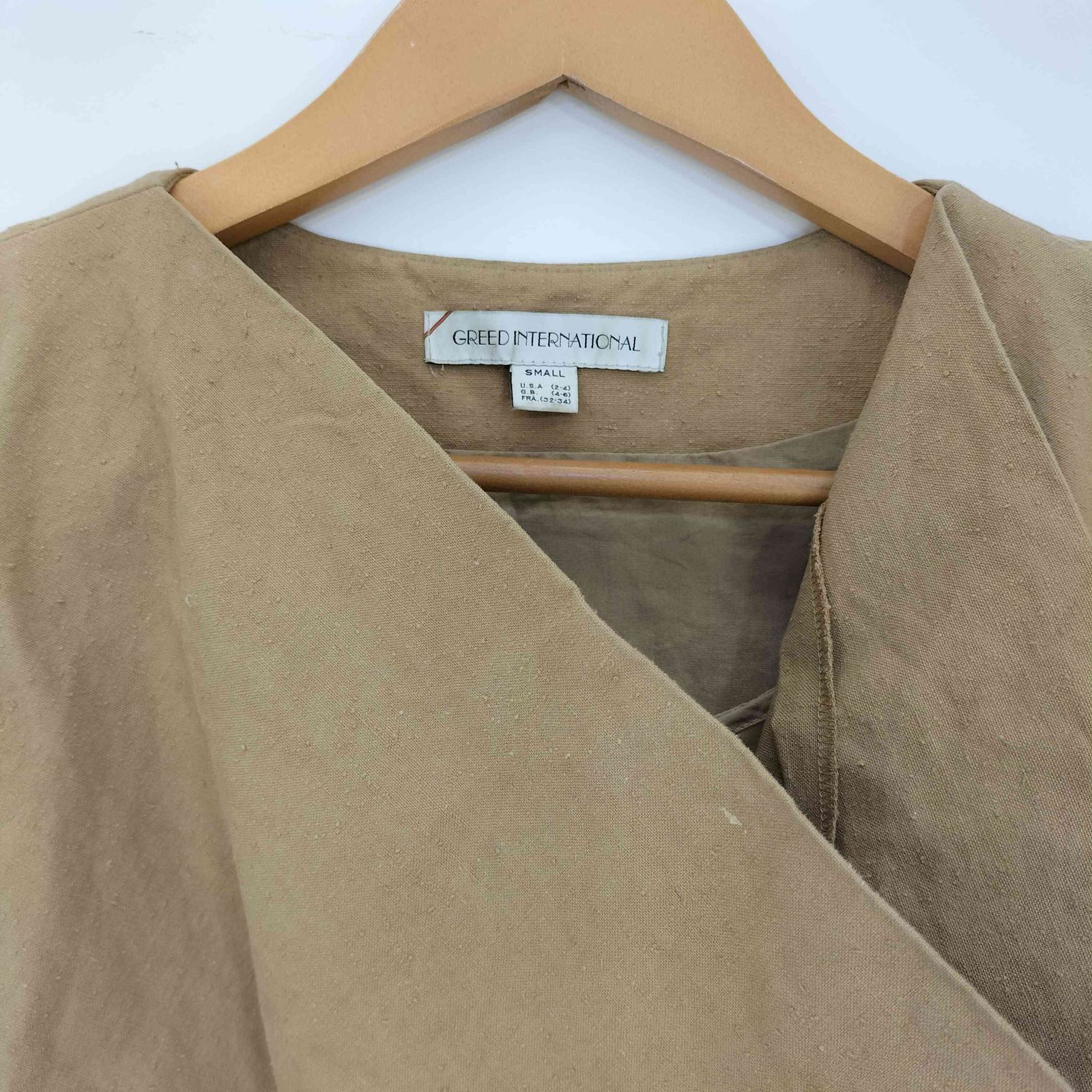 【新品未使用】GREED NEP COTTON Tops グリードインターナショナル GREED International NEP COTTON