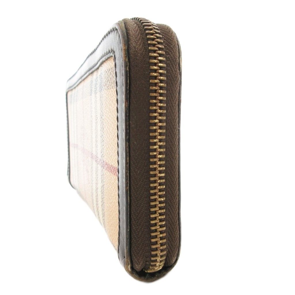 バーバリー BURBERRY 長財布 ウォレット ノバチェック ラウンド