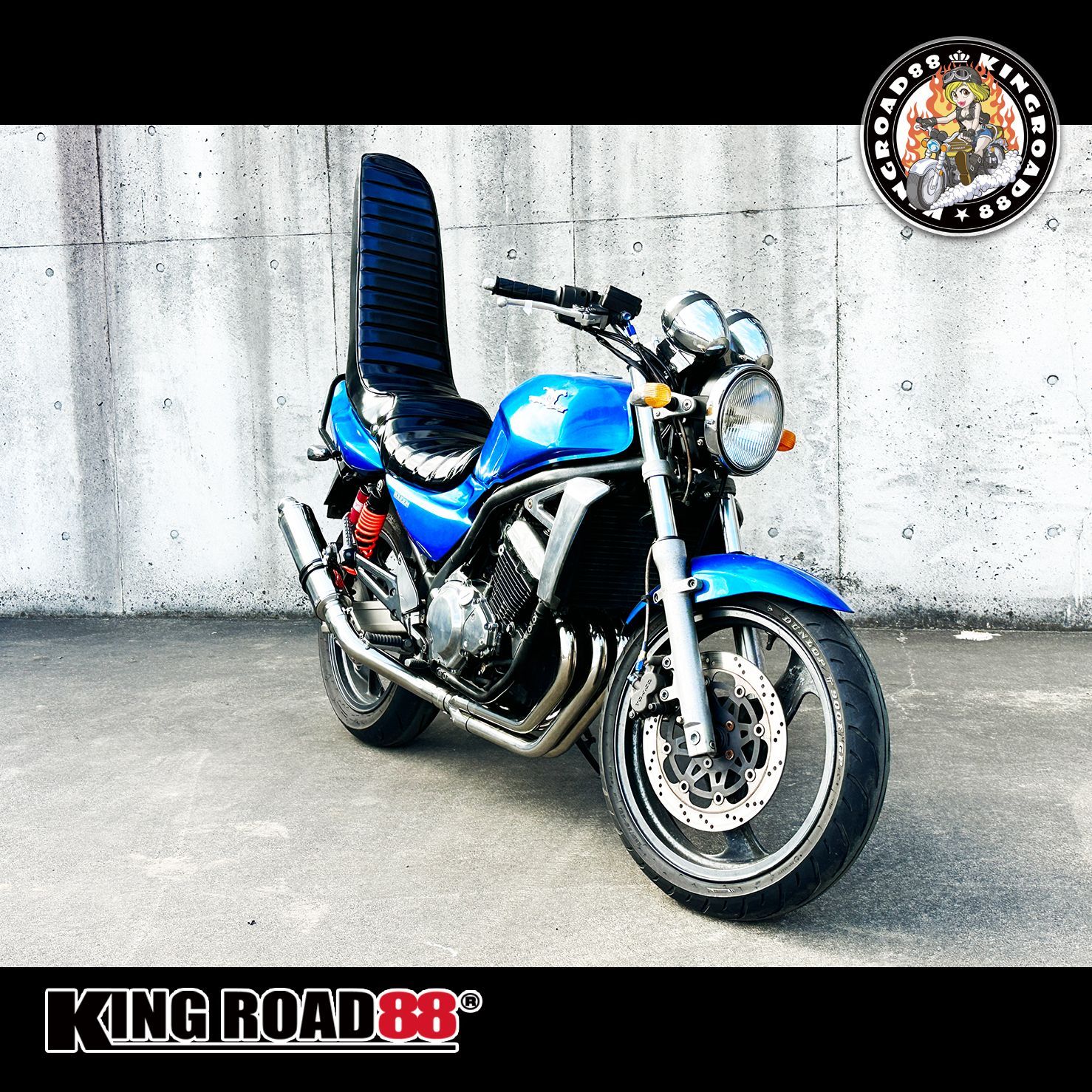 在庫少】カワサキ バリオスⅡ型 ZR250B ☆ KingRoad88 オリジナル 