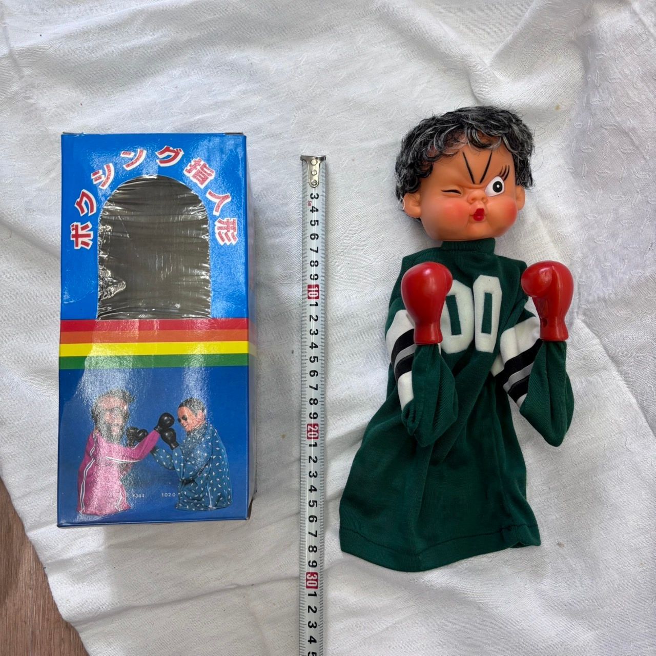 ボクシング指人形　2体セットレア品　昭和レトロ　デッドストック 189 美品 レア ボクシング 指人形 昭和レトロ おもちゃ - メルカリ