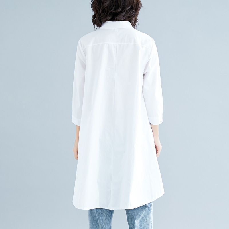 シャツ ロングシャツ フレア レディース トップス チュニック