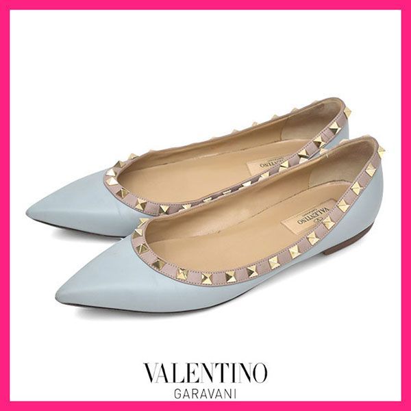 VALENTINO GARAVANI バレンティノ フラットパンプス 38 VALENTINO GARAVANI バレンティノ フラットパンプス 38