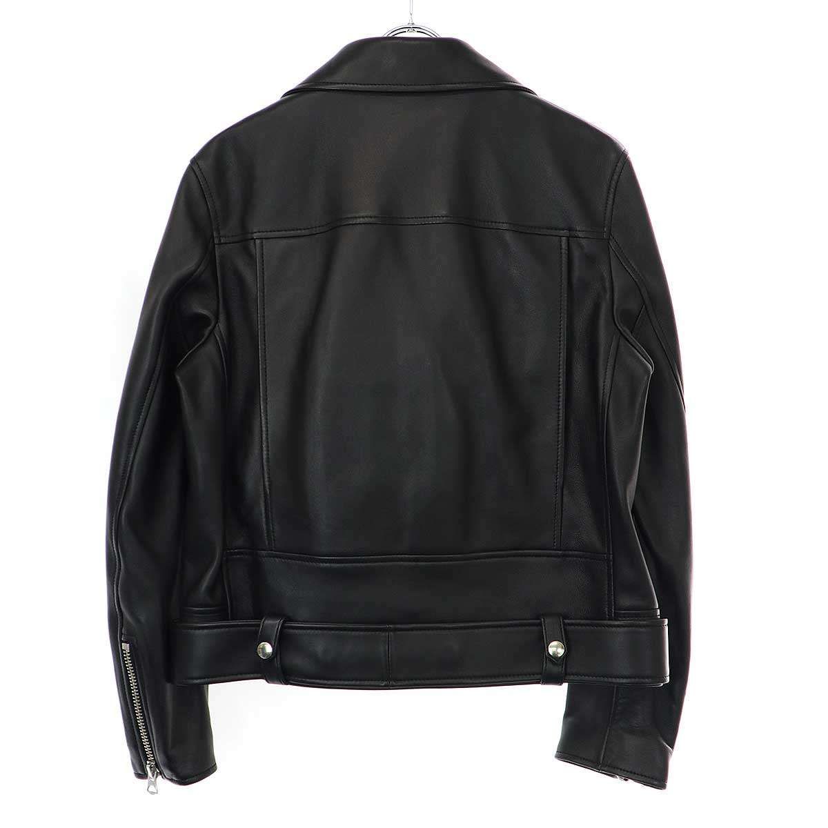 Acne Studios アクネストゥディオズ LEATHER BIKER JACKET レザーバイカーライダースジャケット  FN-WN-LEAT000120 ブラック 34 - メルカリ