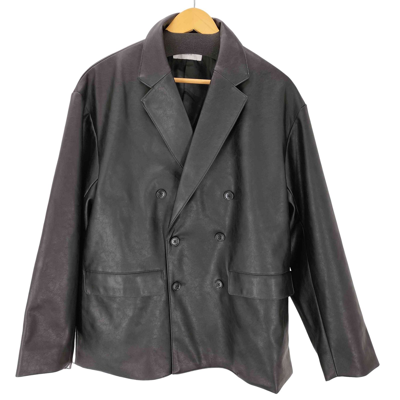 RAGEBLUE レザー ジャケット RAGEBLUE ブルゾン アウター Synthetic leather track jacket