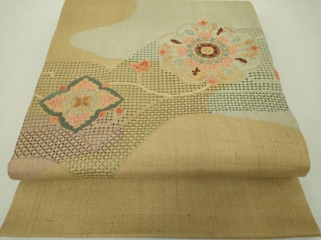 平和屋着物○中国三大刺繍 スワトウ相良刺繍 汕頭相良刺繍 総刺繍 九寸