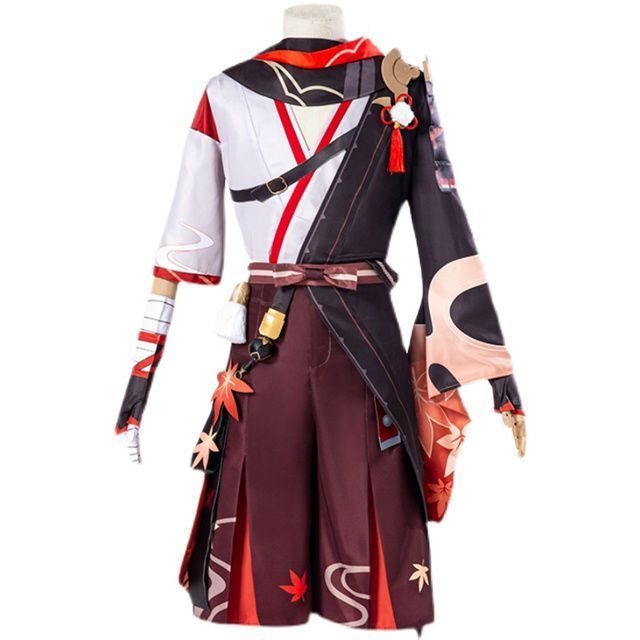 新品未使用 原神コスプレ衣装 楓原万葉 稲妻C服 フルセット 武士 新品未使用 原神コスプレ衣装 楓原万葉 稲妻C服 フルセット 武士