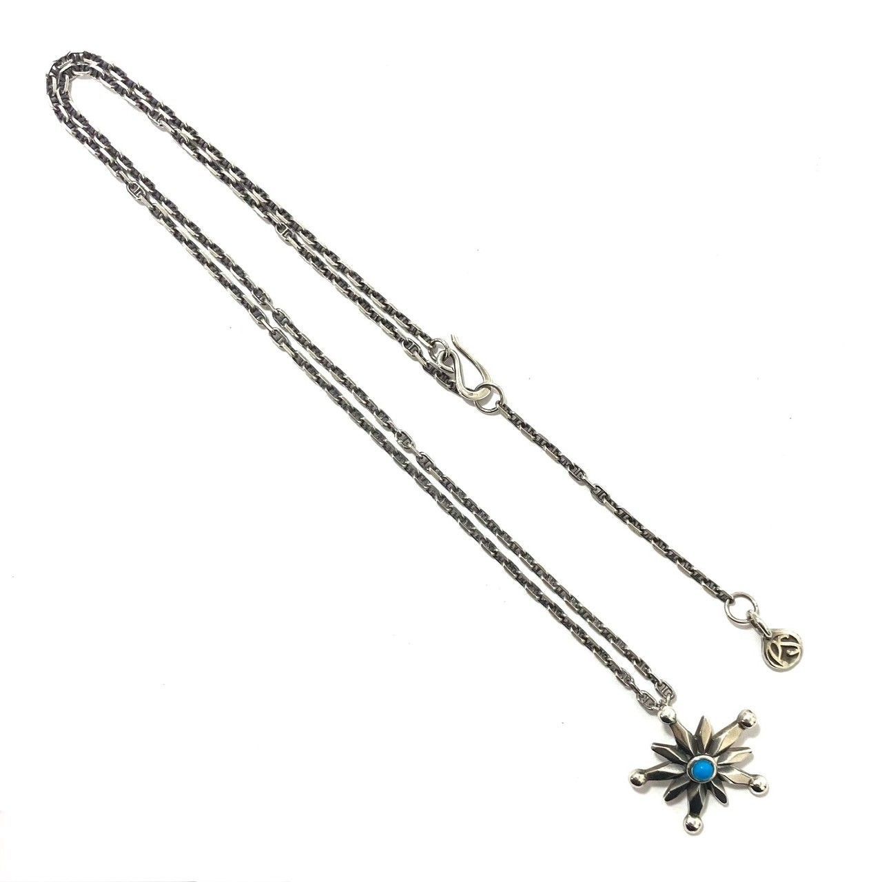 Paul Smith】ターコイズ スター/星ネックレス SV925 SILVER/シルバー 
