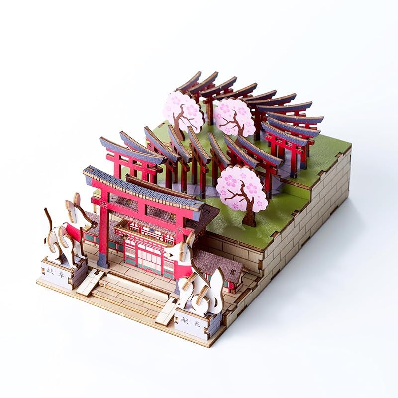 ki-gu-mi 江戸城 - 小学生 から 大人 まで しめる 木製 3D 立体パズル DIY 工作キット 男の子 女の子 の 知育玩具 立体アート として 大人の プレゼント ki-gu-mi 大阪城 - 小学生 から 大人 まで 楽しめる 木製 3D 立体