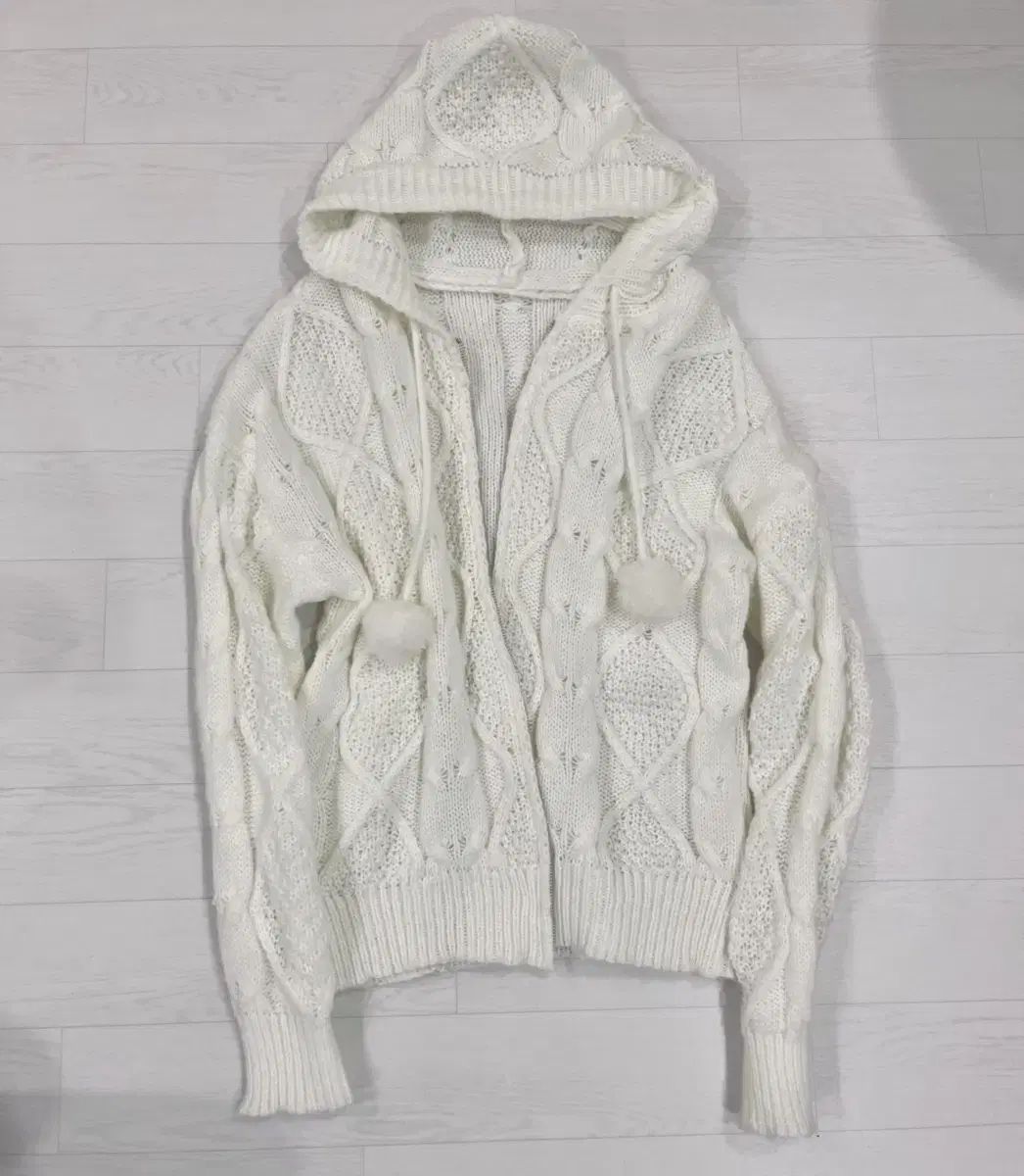 Stc ポンポンニット フードジップアップ JINLI LIZ LISA ヴィンテージ